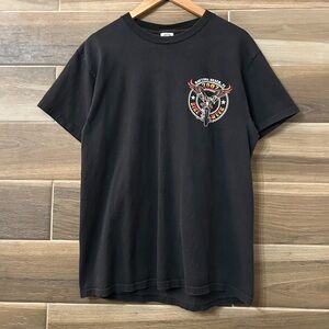 Vintage 2007 Bike Week Daytona Beach Black Biker T Shirt Size Medium Eagle 2000s
